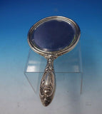 Peony by Wallace Sterling Silver Hand Mirror #1900 9 1/4" x 5" (#5203)