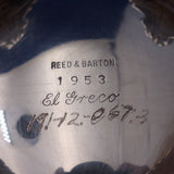 El Greco by Reed and Barton Silverplate Tea Set 6pc (#8824) Beautiful!