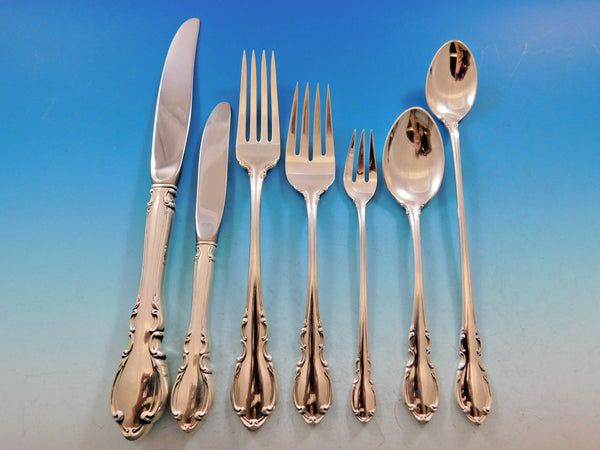 Legato by Towle Sterling Silver Flatware Set for 12 Service 93 pieces