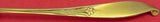 Wishing Star Gold by Wallace Sterling Silver Teaspoon 6"