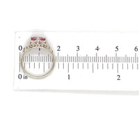14k White Gold Filigree 1.39 Carat Pink Genuine Natural Spinel Ring (#J7153)