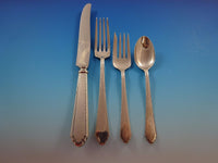 William & Mary by Lunt Sterling Silver Flatware Set 12 Service 140 Pieces Huge