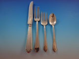 William & Mary by Lunt Sterling Silver Flatware Set 12 Service 140 Pieces Huge