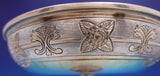 Tane Mexican Sterling Silver Centerpiece Pedestal Bowl with Gilt Accents (#9108)