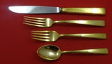 Old Lace Vermeil by Towle Sterling Silver Regular Size Place Setting(s) 4pc Gold