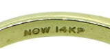 14k Yellow Gold Pear Shape Pink Genuine Natural Tourmaline Ring Jewelry (#J215)
