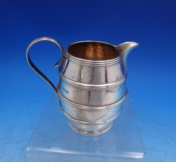 English Estate Sterling Silver Syrup Pitcher Barrel Form w/Handle c.1923 (#6957)