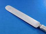 Lap Over Edge Acid Etched by Tiffany Sterling Dessert Knife HHAS w/ Foliage #1