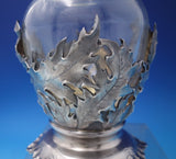 Thistle by Unknown French Sterling Silver Vase with Wave Design on Base (#7264)