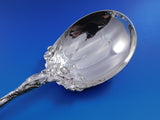 Les Six Fleurs by Reed and Barton Sterling Silver Berry Spoon Fancy 9 3/4"