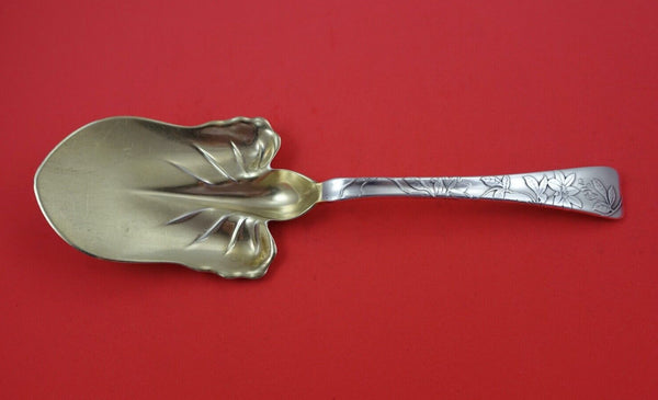 Lap Over Edge Acid Etched by Tiffany Sterling Silver Spade Server GW 10 3/8"