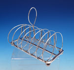 English Sterling Silver Toast Rack 5 1/2" x 6" x 4" (#7883)