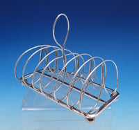 English Sterling Silver Toast Rack 5 1/2" x 6" x 4" (#7883)