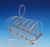 English Sterling Silver Toast Rack 5 1/2" x 6" x 4" (#7883)