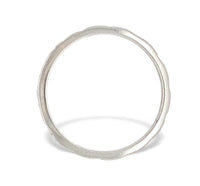 18k White Gold Wedding Band Ring Dated 1930 Size 7.25 Jewelry (#J7281)