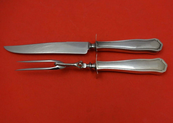 Dolores by Shreve Sterling Silver Roast Carving Set 2pc HH WS Knife 12 1/8"