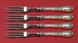 Prince Eugene by Alvin Sterling Silver Fruit Fork Set 4-piece HH WS Custom 6"