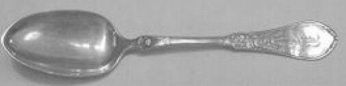 Spray by Durgin Coin Silver Teaspoon 6" Flatware Antique