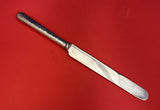 Antique Hammered by Gorham Sterling Silver Dinner Knife Blunt SP Large 10 1/2"