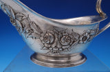 Repousse by Kirk Sterling Silver Gravy Boat with Underplate #50R 12.4ozt (#7536)