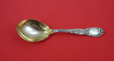 Chrysanthemum Vermeil by Tiffany and Co Sterling Berry Spoon GW pointed 9 3/8"