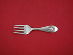 Mount Vernon By Lunt Sterling Silver Baby Fork 3 5/8" Antique Silverware