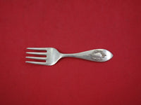 Mount Vernon By Lunt Sterling Silver Baby Fork 3 5/8" Antique Silverware