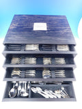 Fuchsia by Georg Jensen Klokke Sterling Flatware Set for 12 Dinner 170 Pieces