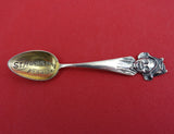 Sunny South by Shiebler Sterling Souvenir Spoon GW "St Augustine" Plain Handle