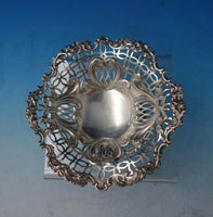 English Sterling Silver Sweet Meat Dish Pair with Bows and Flowers (#5357)