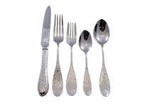 Japanese Bird Audubon by Ricci Stainless Flatware 5-piece Place Setting New