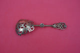 Pattern Unknown by Shiebler Sterling Ornamental Spoon vermeil w/ flower 5 7/8"