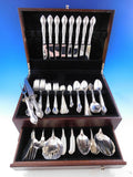 English Gadroon by Gorham Sterling Silver Flatware Set 8 Service 94 pcs Dinner