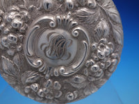 Rose By Stieff Powder Jar with Sterling Silver Lid and Daisy Jar Repousse #4396