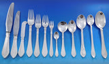 Continental Georg Jensen Sterling Silver Flatware Set 24 Service 524 pcs Dinner