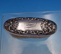 King Edward by Whiting Sterling Silver Brush #3905 1 3/8" x 3 5/8" (#8170)