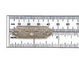 14k White Gold Genuine Natural Diamond Filigree Pin Jewelry (#J6273)