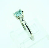 14k Gold .62ct Green Genuine Natural Tourmaline Ring with Diamonds (#J4355)