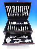 Majestic by Alvin Sterling Silver Flatware Set for 12 Service 77 pcs Multi motif