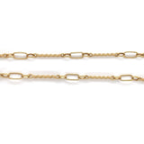 14k Yellow Gold Antique Locket on 18k Yellow Gold Handmade Chain (#J6278)