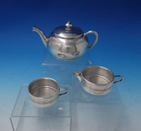 Apollo by Unknown Silverplate Tea Set Single Serving Tea Pot Creamer Cup (#5189)