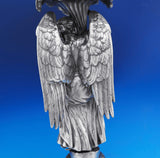 Sy and Wagner German .750 Silver Centerpiece Raised w/ Angel Lions Feet GW #8887
