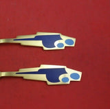 Christmas by A. Michelsen Sterling Silver Fork and Spoon Set 2pc 1962 Vermeil