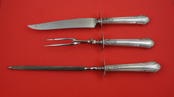 Shamrock V by Gorham Sterling Silver Roast Carving Set 3-pc Knife 12"