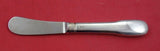 Scudo by Schiavon Sterling Silver Butter Spreader hollow handle 6 1/4"