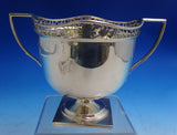 John Round English Estate Sterling Silver Cup w/ Two Handles Pierced Rim (#8632)