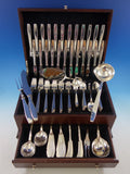 Funkis AKA Pattern 29 by Evald Nielsen Danish Sterling Silver Flatware Set 12