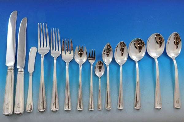 Marie Louise by Cartier Sterling Silver Flatware Set Service 175 pcs Dn P Mono