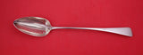 English Georgian Sterling Silver Straining Spoon London 1802 pierced 12 1/8"