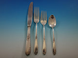 Sweetheart Rose by Lunt Sterling Silver Flatware Set for 8 Service 55 pieces